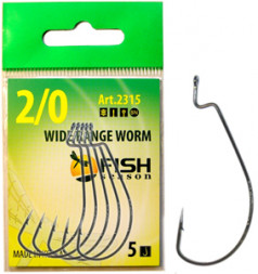Крючок Fish Season Wide Range Worm №3/0 BN 5шт офсет. 2315-0033F