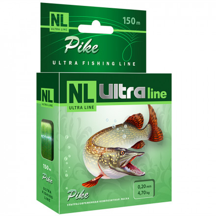 Леска Aqua NL Ultra Pike щука 0.25 150м