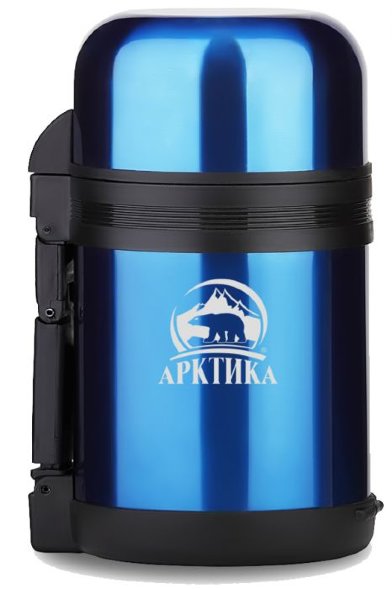 Термос АРКТИКА с широким горлом 202-1200 синий