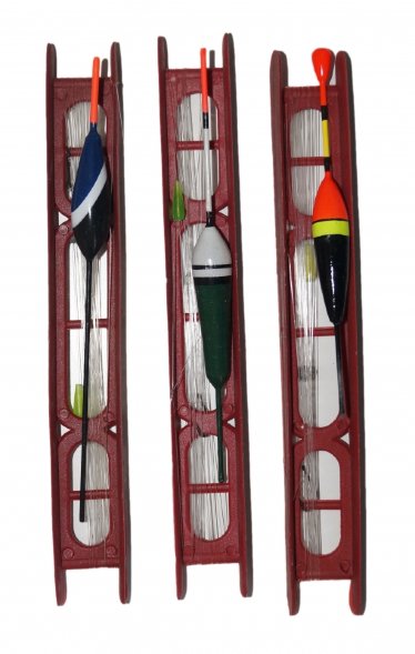 Намотка с поплавком 3шт: поплавки 2,3,4г + крючок №12 + леска 0.18