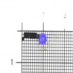 Мормышка вольфрамовая True Weight цена за 1 шт Гвоздешарик гв. d1.5 кош. глаз синий