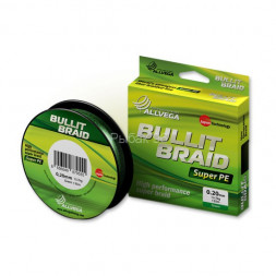 Леска плетеная ALLVEGA Bullit Braid dark green 0.26 135м