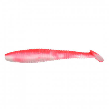 Виброхвост YAMAN PRO Flatter Shad, р.5 inch, цвет #27 - Red White уп. 4 шт.