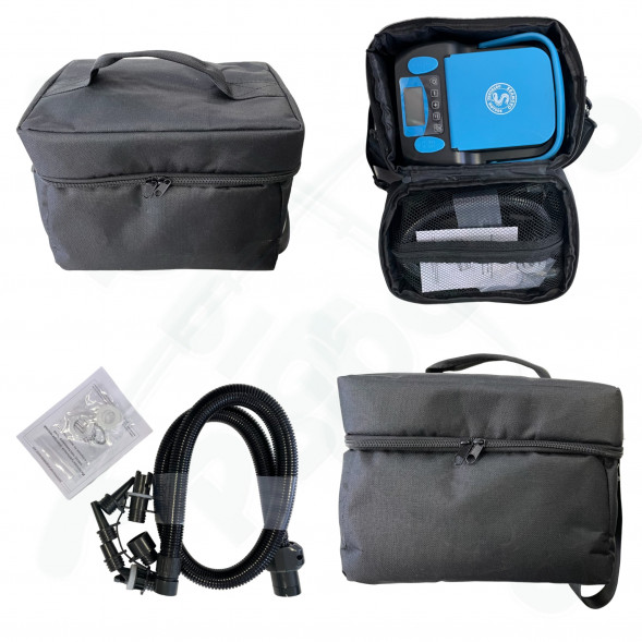 Насос аккумуляторный двухступенчатый HT-999 Seanovo для лодок ПВХ, сабов, матрасов, палаток 0,34-1,38 ат