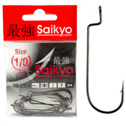 Крючок Saikyo BS-2314 Offset Worm №4/0 10шт