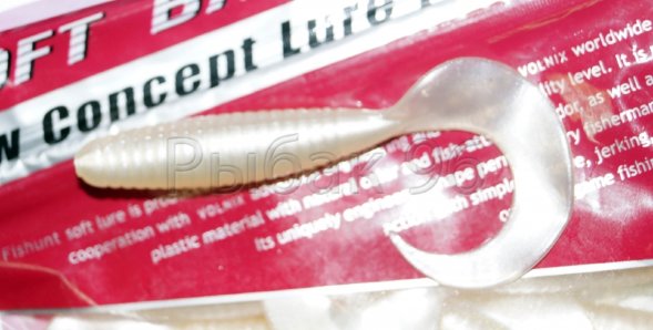 Твистер VOLNIX PMFT 7.5см цв.01Т 10шт 109, 42-43, 96