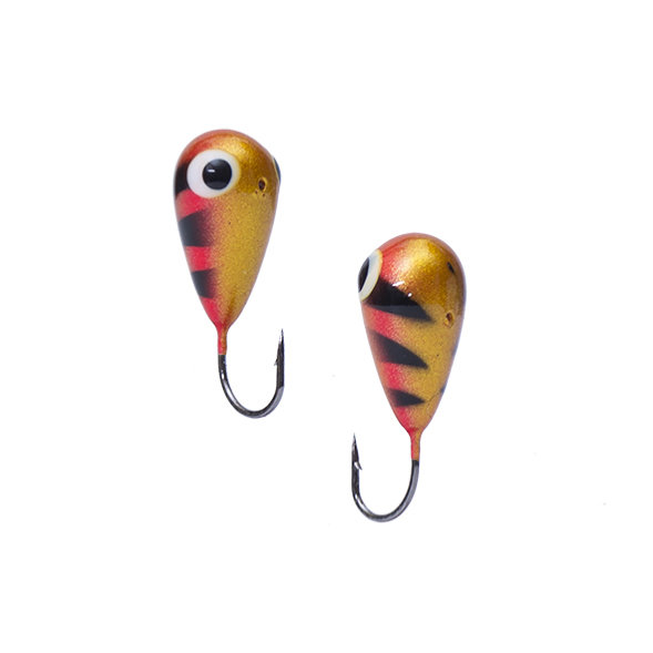 Мормышка вольфрамовая Lumicom Капля с отверстием литая-покраска 10шт 3,0мм #335