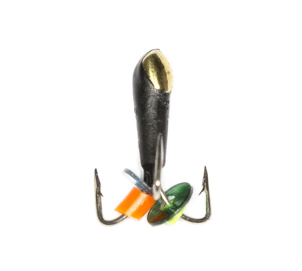 Мормышка вольфрамовая Condor Чертик с верт. отверстием, с коронкой, 4,0 мм, золото 15 шт